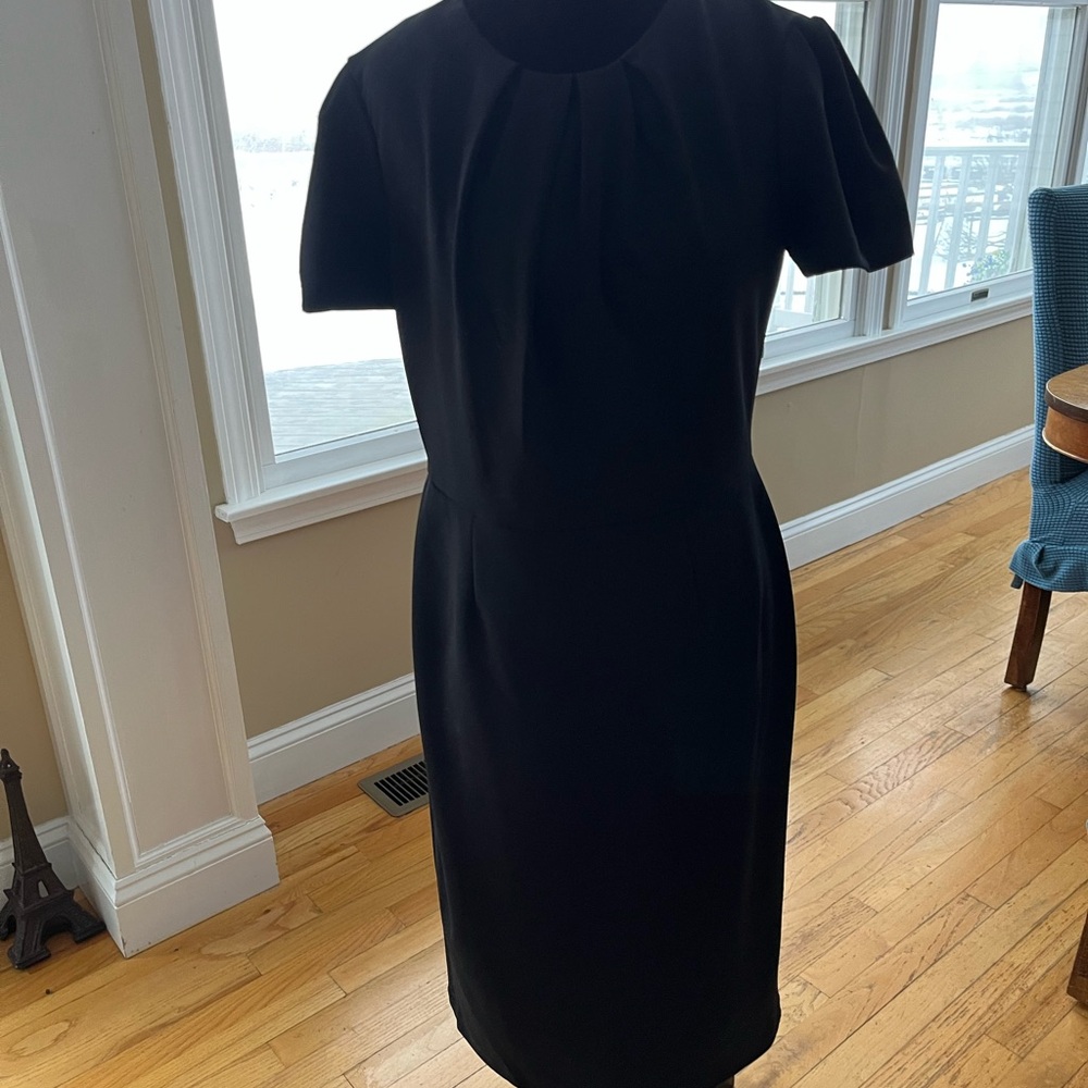 Maggy London Classic Black Midi Dress